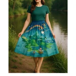 Stitch Shoppe by Loungefly Peter Pan Neverland Skirt